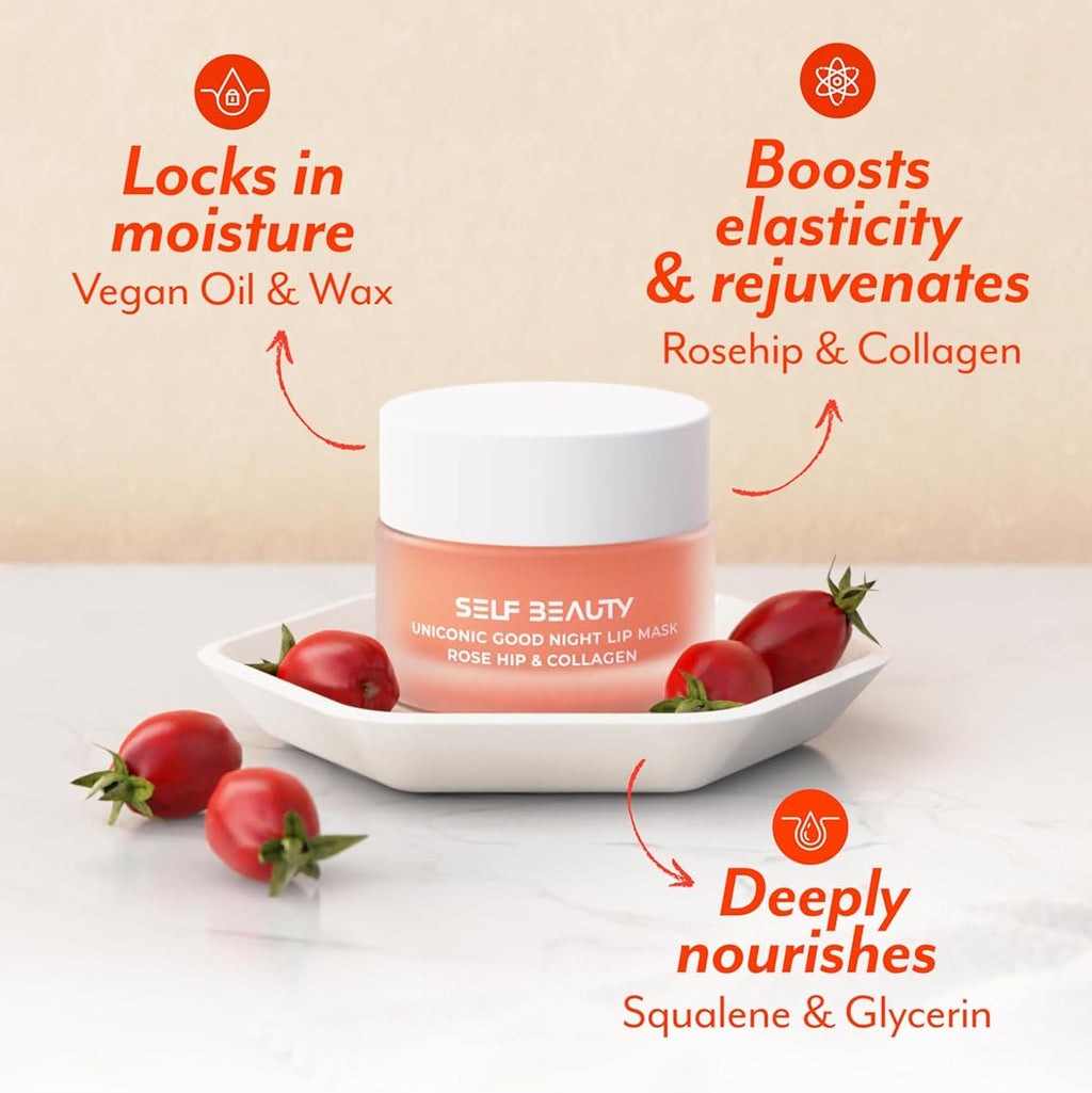 UNICONIC Goodnight Lip Mask - Rosehip & Collagen