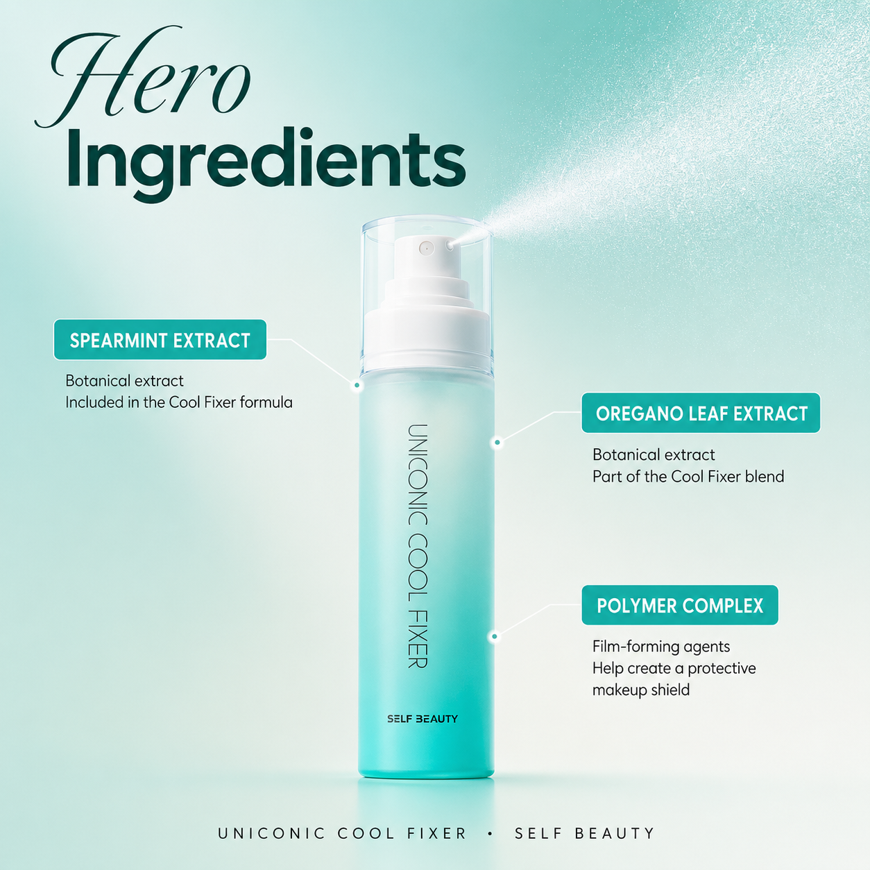 UNICONIC Cool Makeup Setting Spray