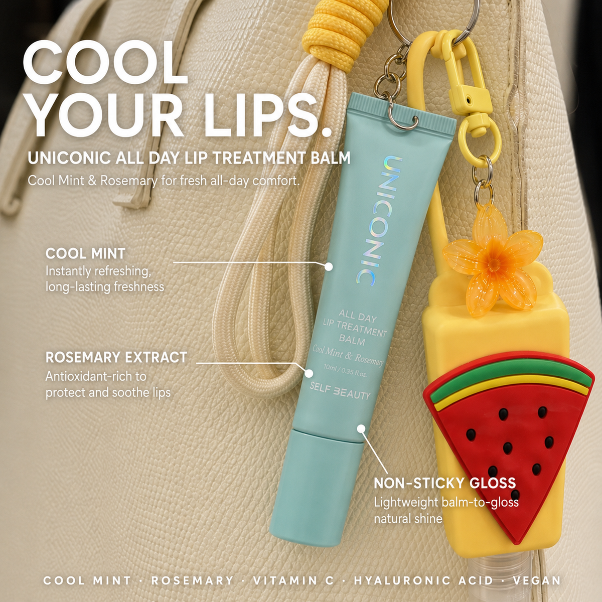UNICONIC All Day Lip Treatment Balm Coolmint & Rosemary