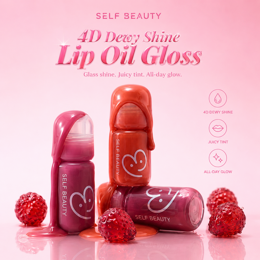 VEGANIZE 4D DewyShine Lip Oil Gloss
