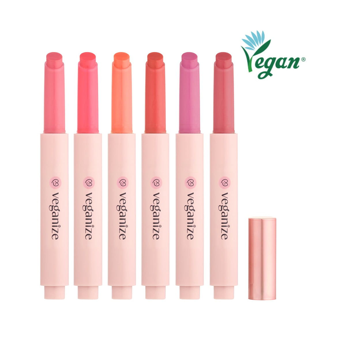 Veganize Collagen Lip Glass Balm | Hydrating Glossy Lip Color