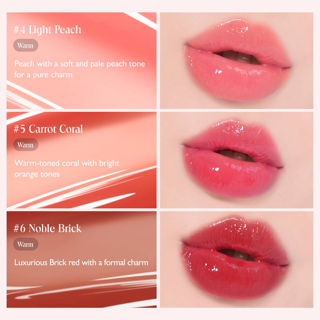  glossy lip result on skin