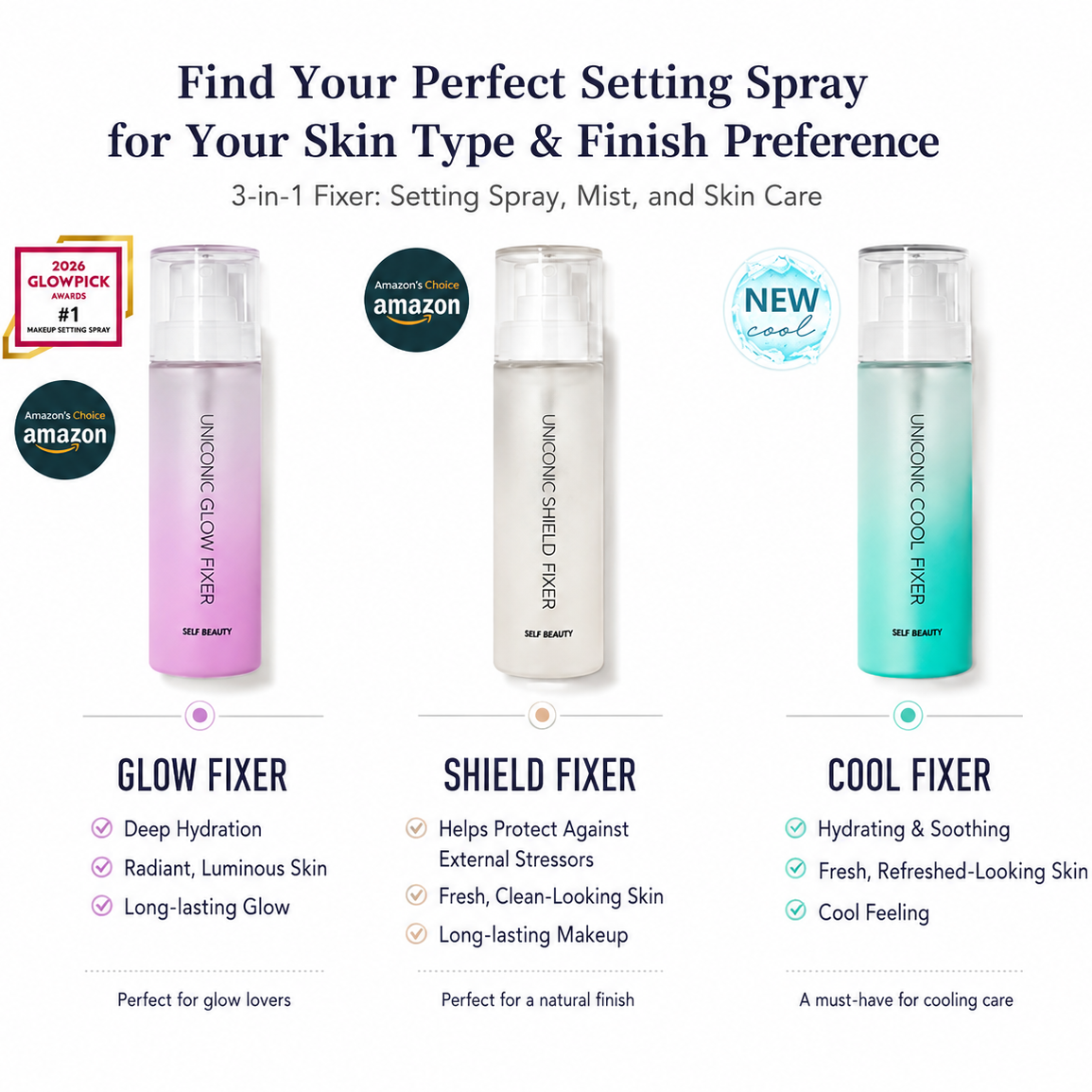 UNICONIC Glow Makeup Setting Spray
