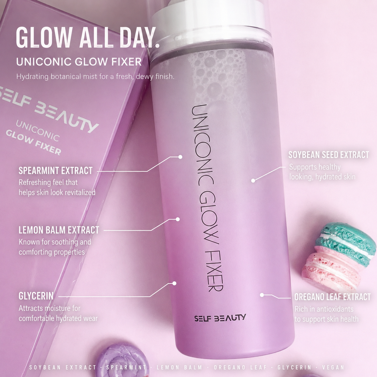 UNICONIC Glow Makeup Setting Spray