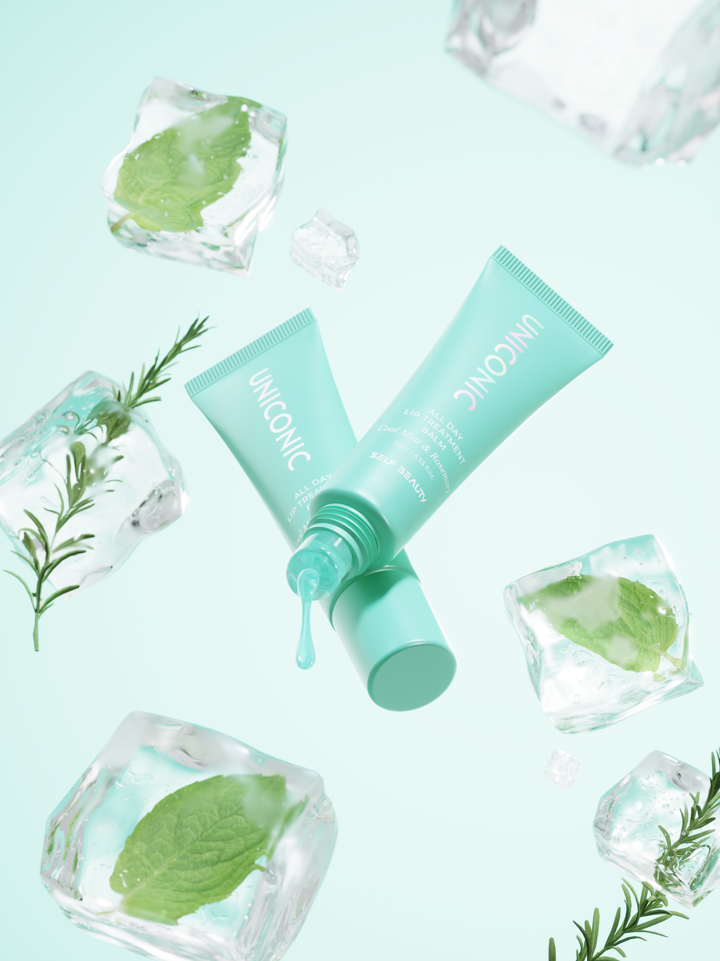 UNICONIC All Day Lip Treatment Balm Cool Mint & Rosemary
